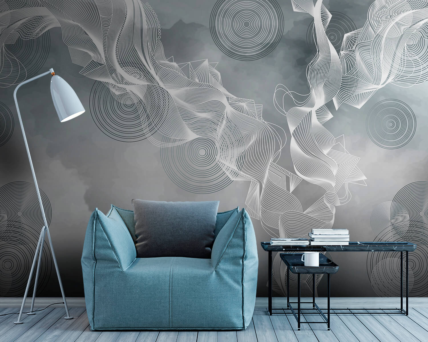 u58943v2pig7m - Білі та чорні вихори на сірому тлі - tegory