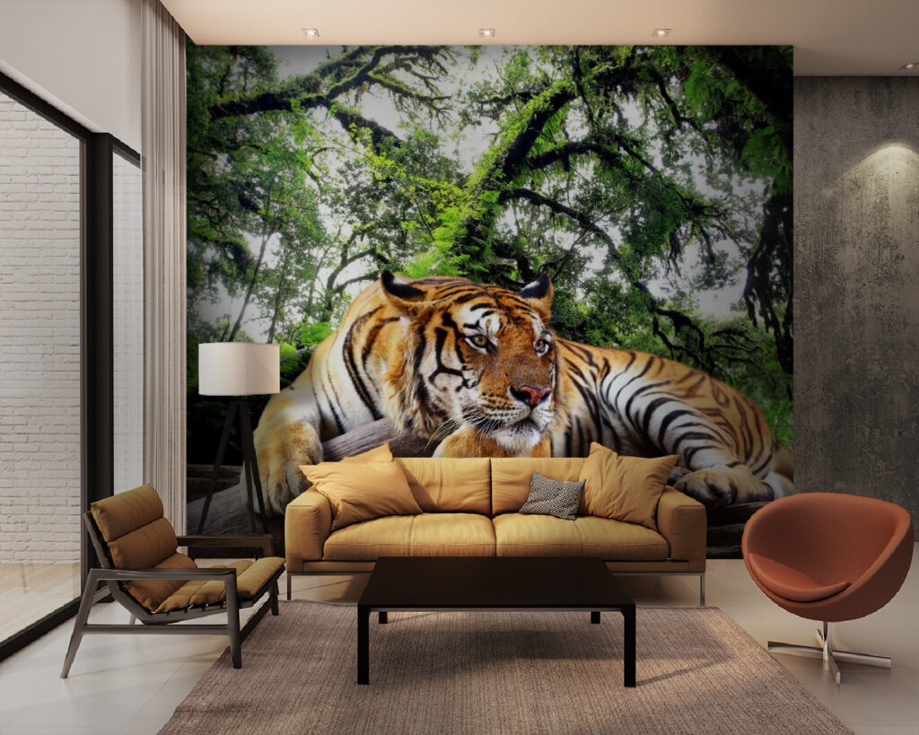 u57805pig28 1024x819 - Тигр лежить на колоді - tegory