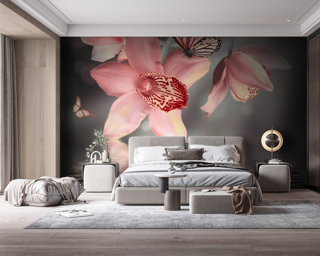 u57697pib114 1024x819 - Рожеві орхідеї та метелики на гілці - tegory