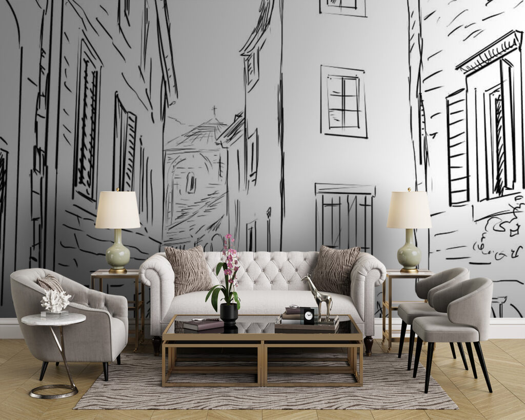 u57680pig43 1024x819 - Малюнок вулиці з будівлями - tegory