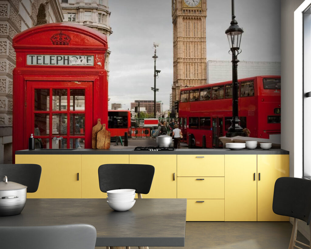 Червона телефонна будка в місті u55730pik83m 1024x819 - Червона телефонна будка в місті - tegory