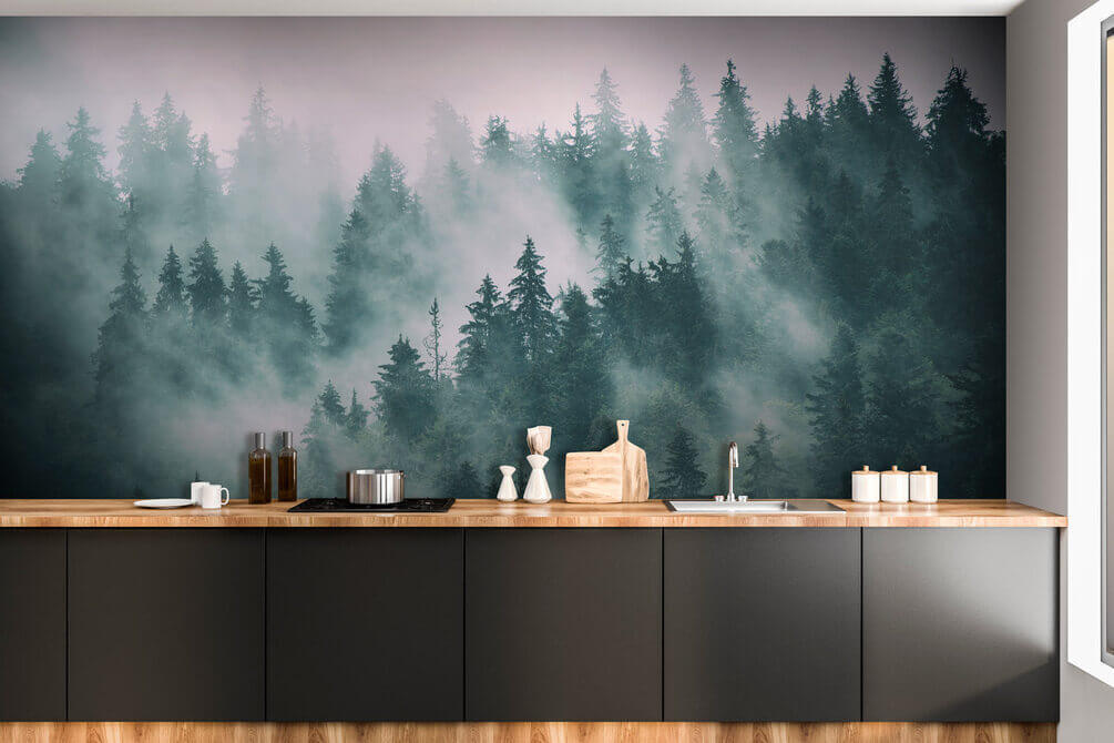 u55536pik1m - Туманний ліс з деревами - tegory