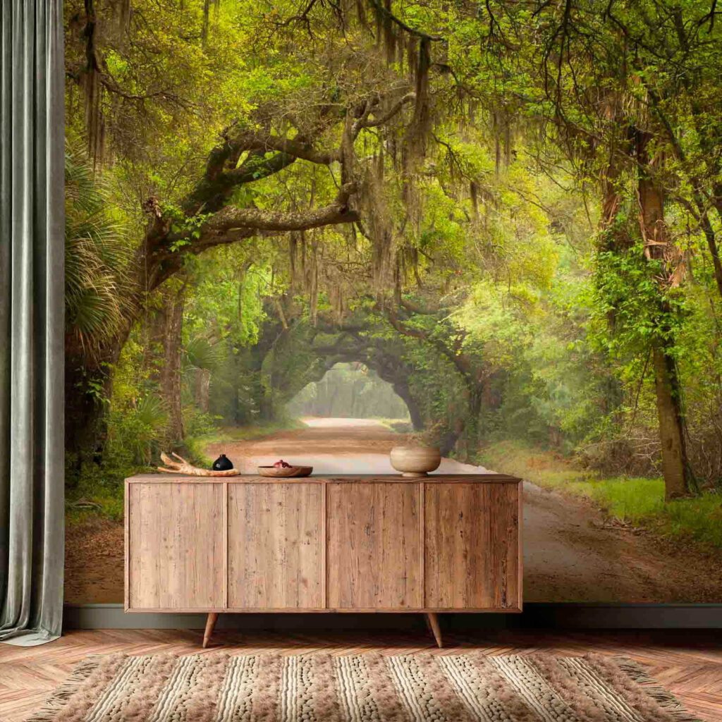 Ґрунтова дорога з деревами та покритими мохом гілками u54614pih1 1024x1024 - Ґрунтова дорога з деревами та покритими мохом гілками - tegory