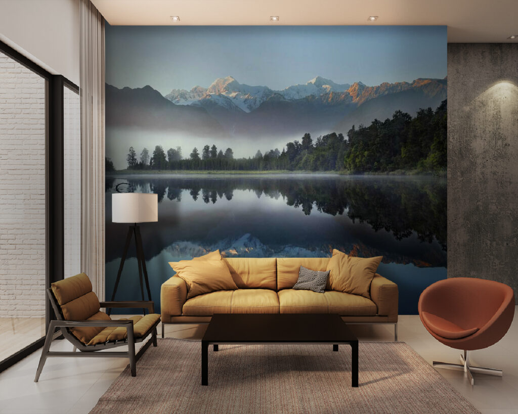 u53417pig28 1024x819 - Озеро з деревами та горами на задньому плані - tegory