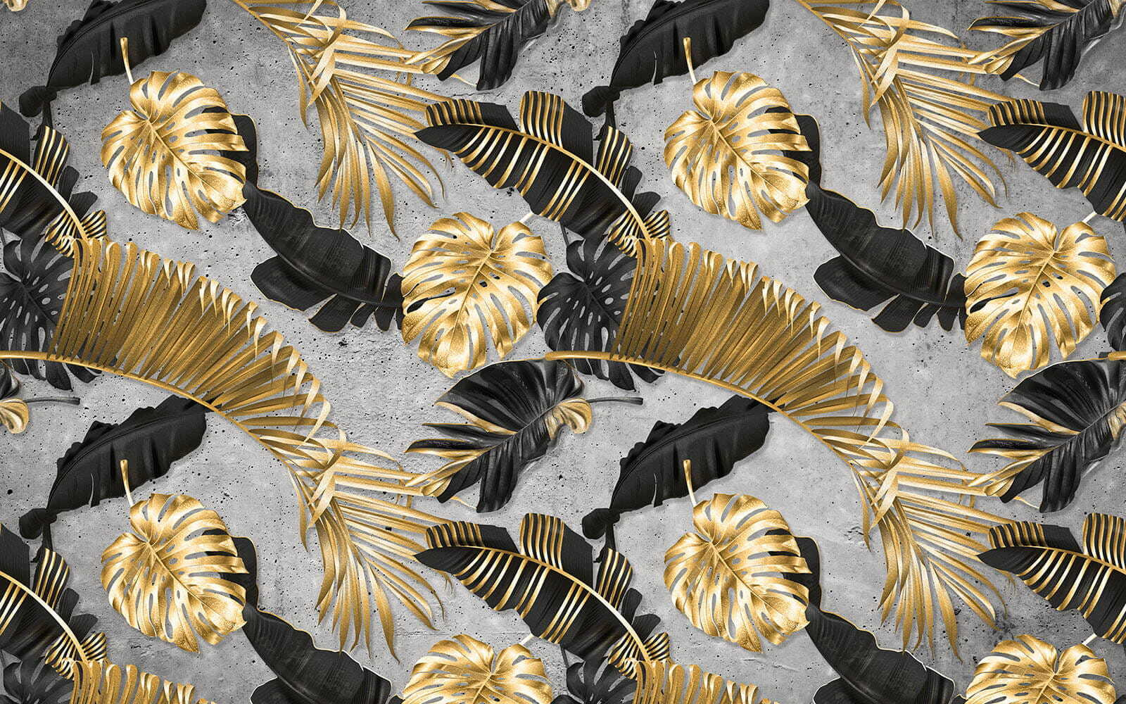 Елегантне тропічне листя на фактурному тлі u53280p - Елегантне тропічне листя на фактурному тлі - tegory