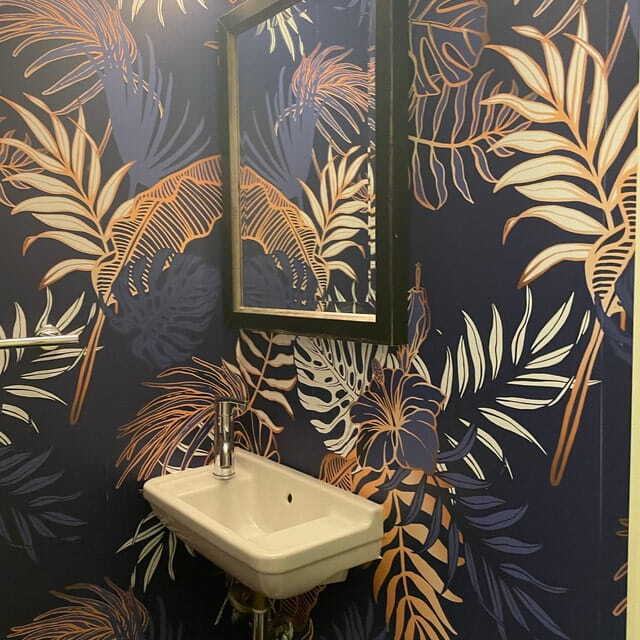 u53271pit2 - Візерунок листя на синьому тлі - tegory