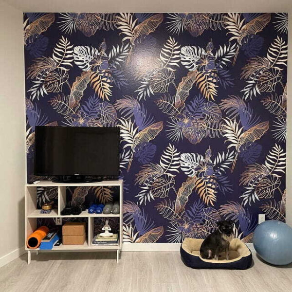 u53271pig1 600x600 - Візерунок листя на синьому тлі - tegory