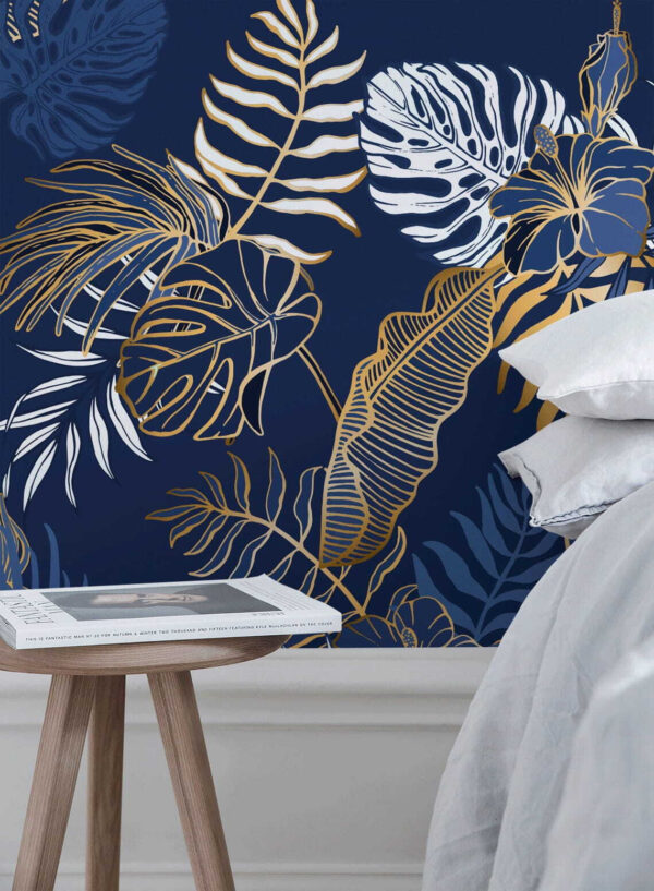 u53271pib1 600x817 - Візерунок листя на синьому тлі - tegory