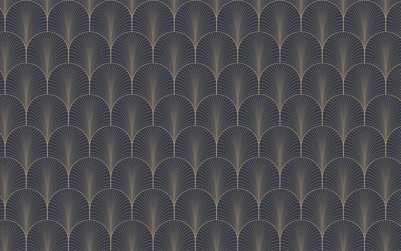 Elegant seamless midnight scallop pattern Elegant seamless midnight scallop pattern