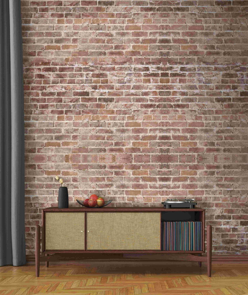 Brick wall with many bricks Brick wall with many bricks