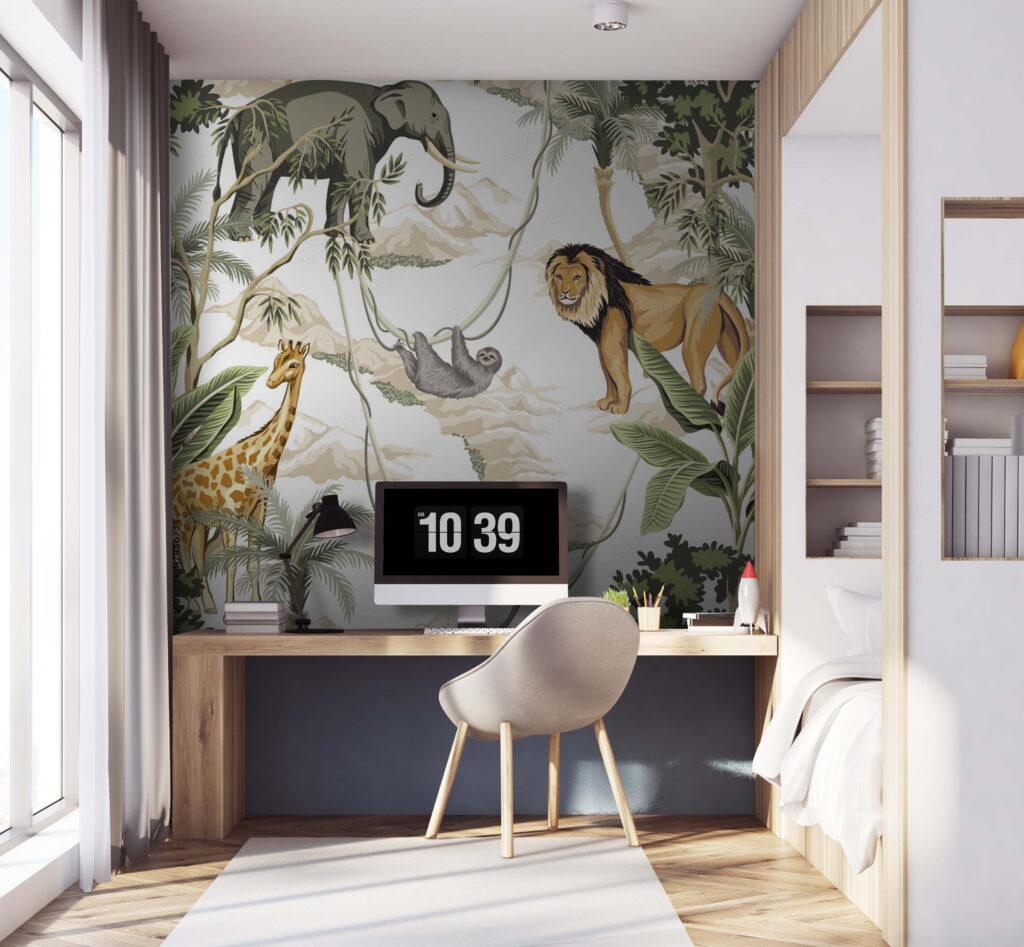 Шпалери з тваринами та деревами u51916piw1 1024x947 - Шпалери з тваринами та деревами - tegory