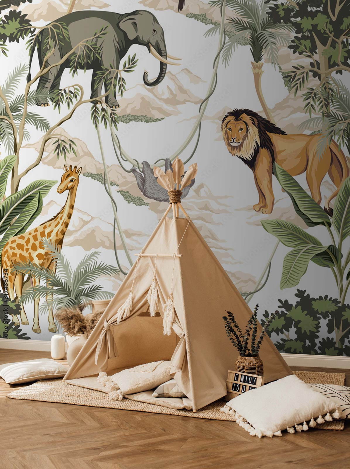 Шпалери з тваринами та деревами u51916pir2m - Шпалери з тваринами та деревами - tegory