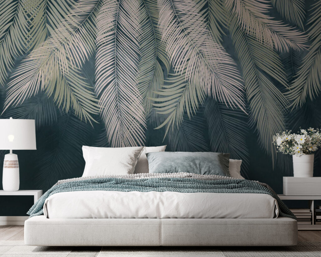 Group of palm leaves