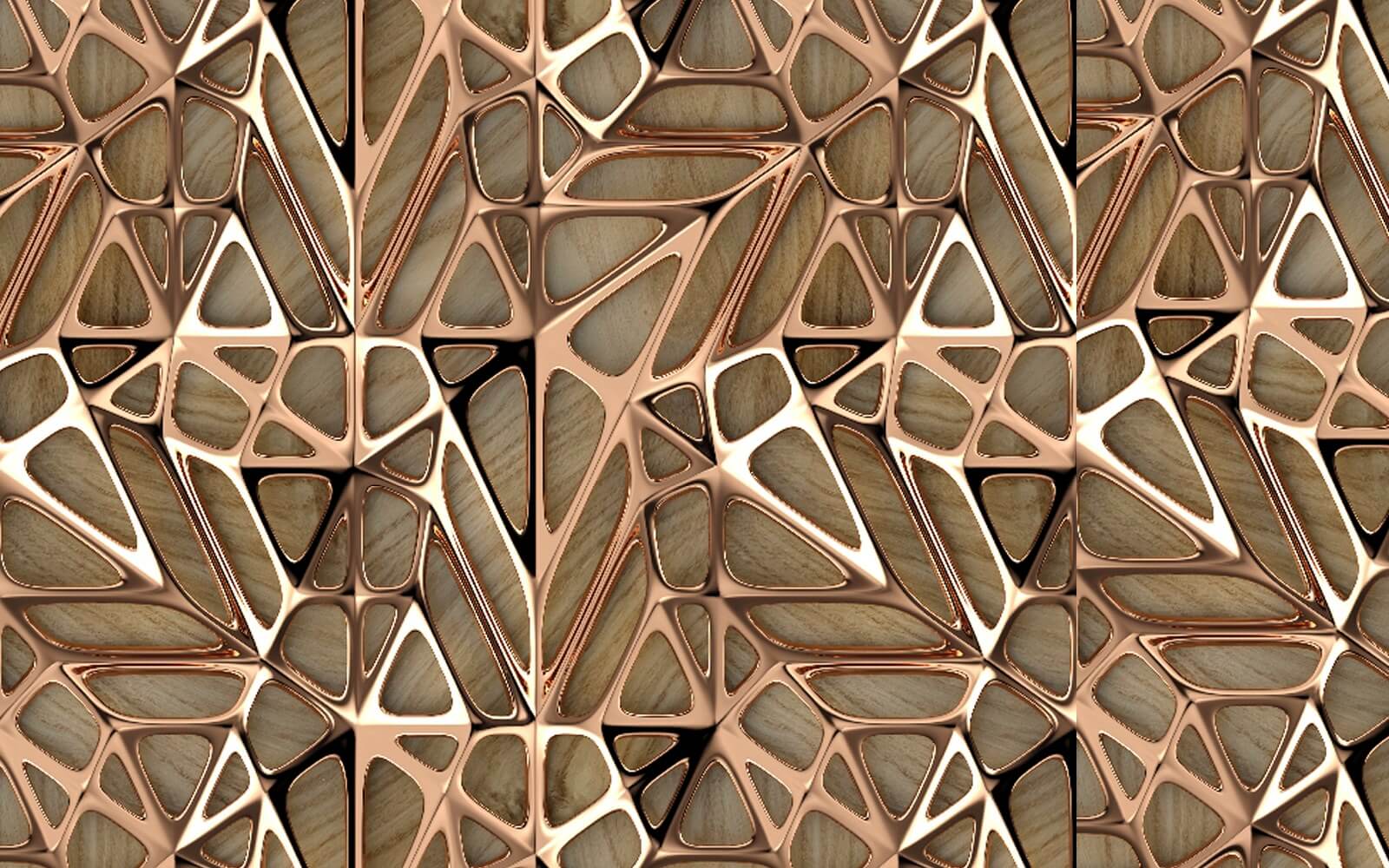 Складний геометричний візерунок у теплих тонах u46617p - Складний геометричний візерунок у теплих тонах - tegory