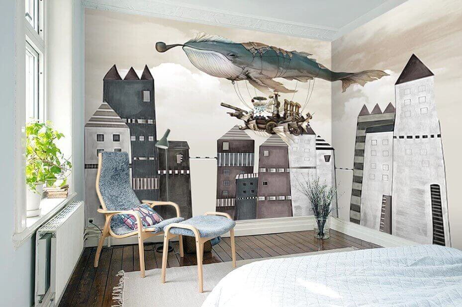 u44334pib1m - Кит пролітає над містом - tegory