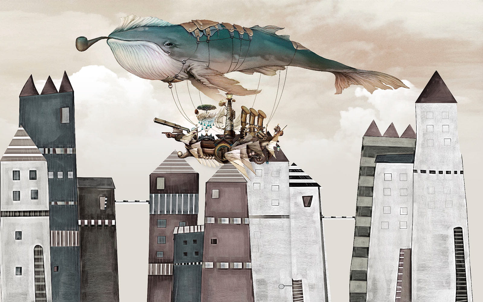 u44334p - Кит пролітає над містом - tegory