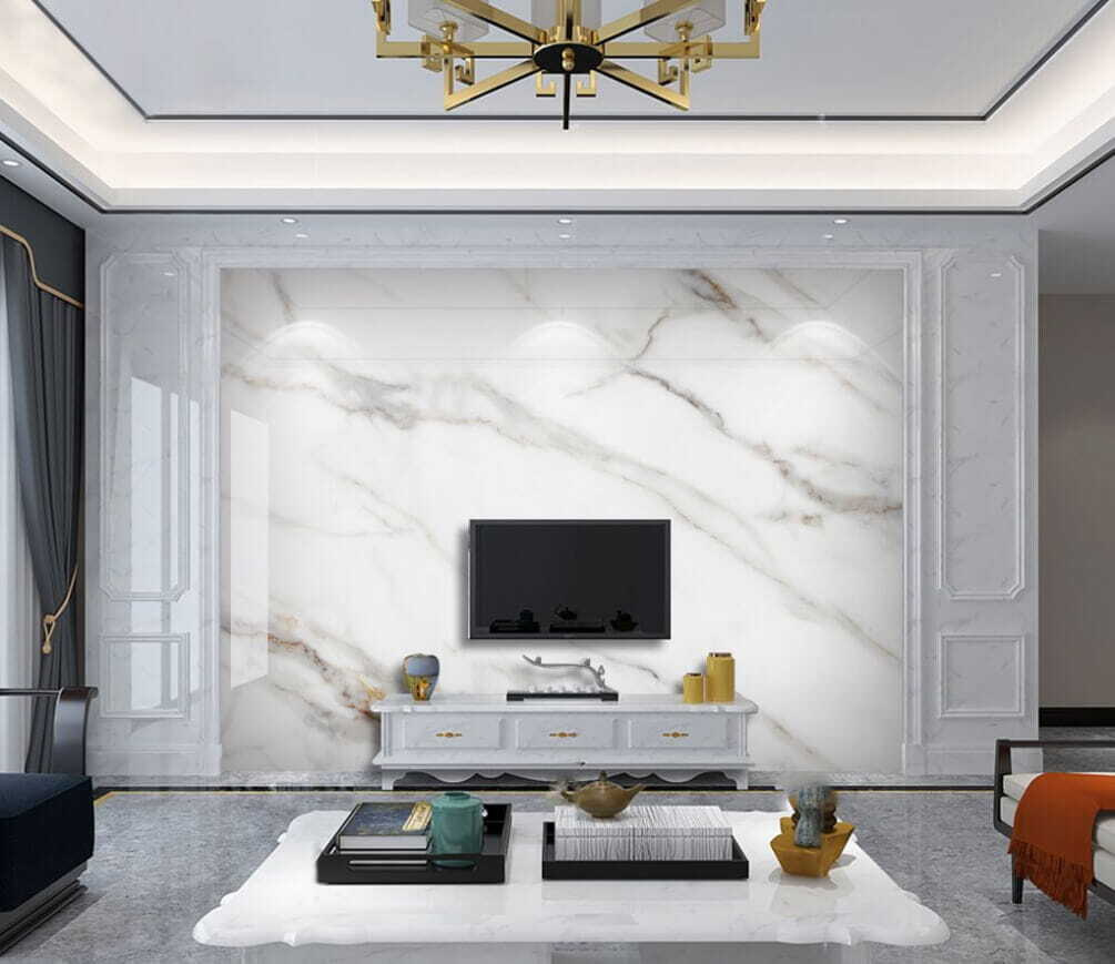 White marble texture with elegant veins