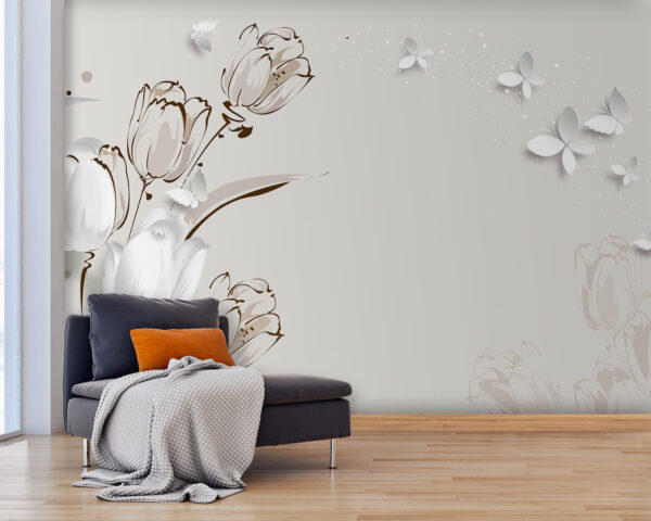 u42642pig25 600x480 - Білі тюльпани та метелики - tegory