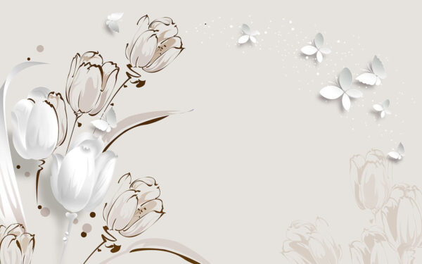 u42642p 600x375 - Білі тюльпани та метелики - tegory