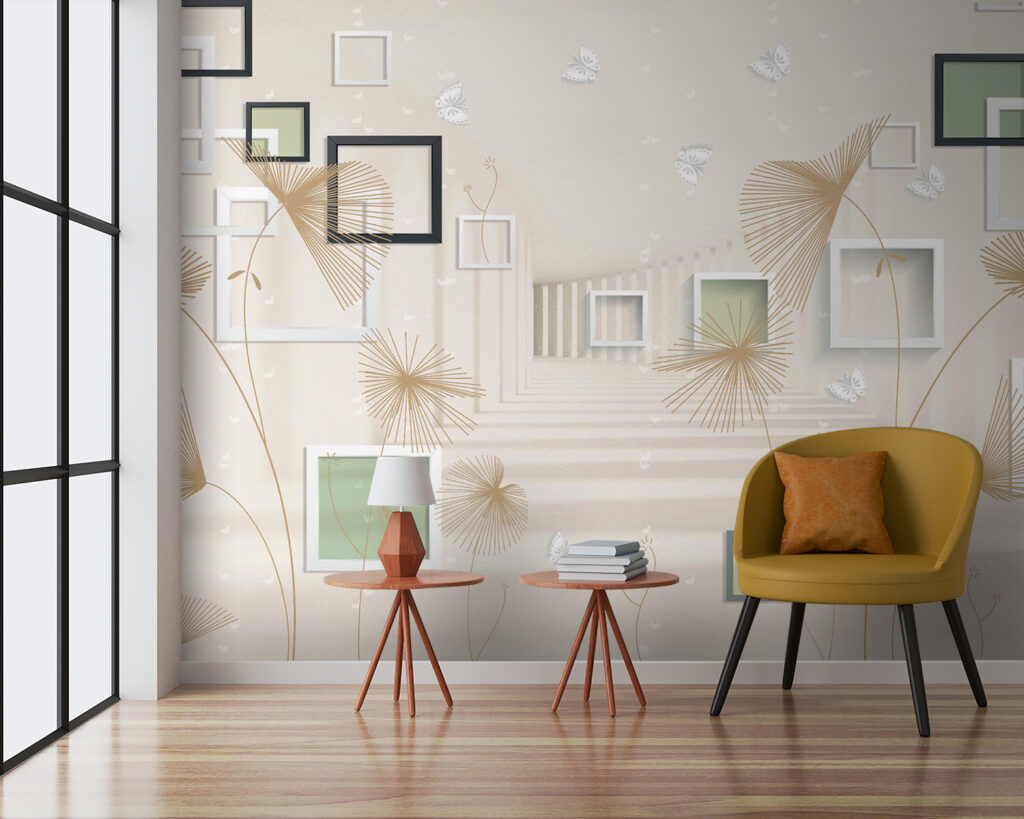 u40860pig3 1024x819 - Шпалери з біло-коричневими квітами та метеликами - tegory