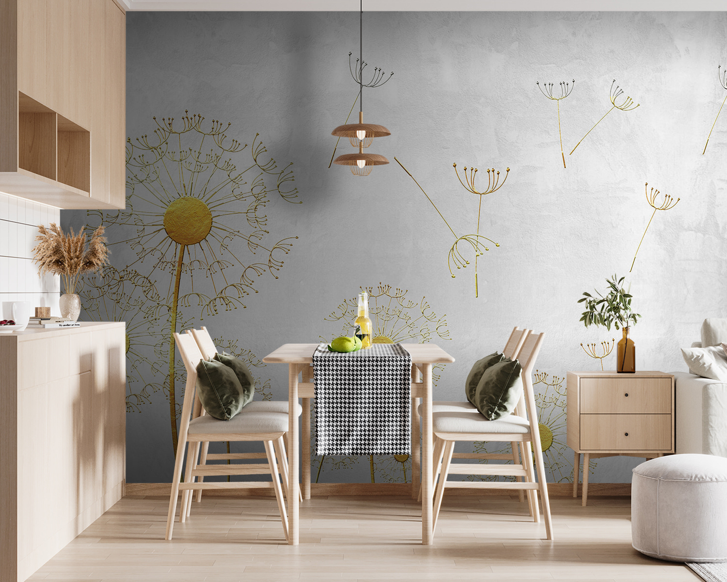 Жовті кульбаби з насінням u38801pik119m - Жовті кульбаби з насінням - tegory