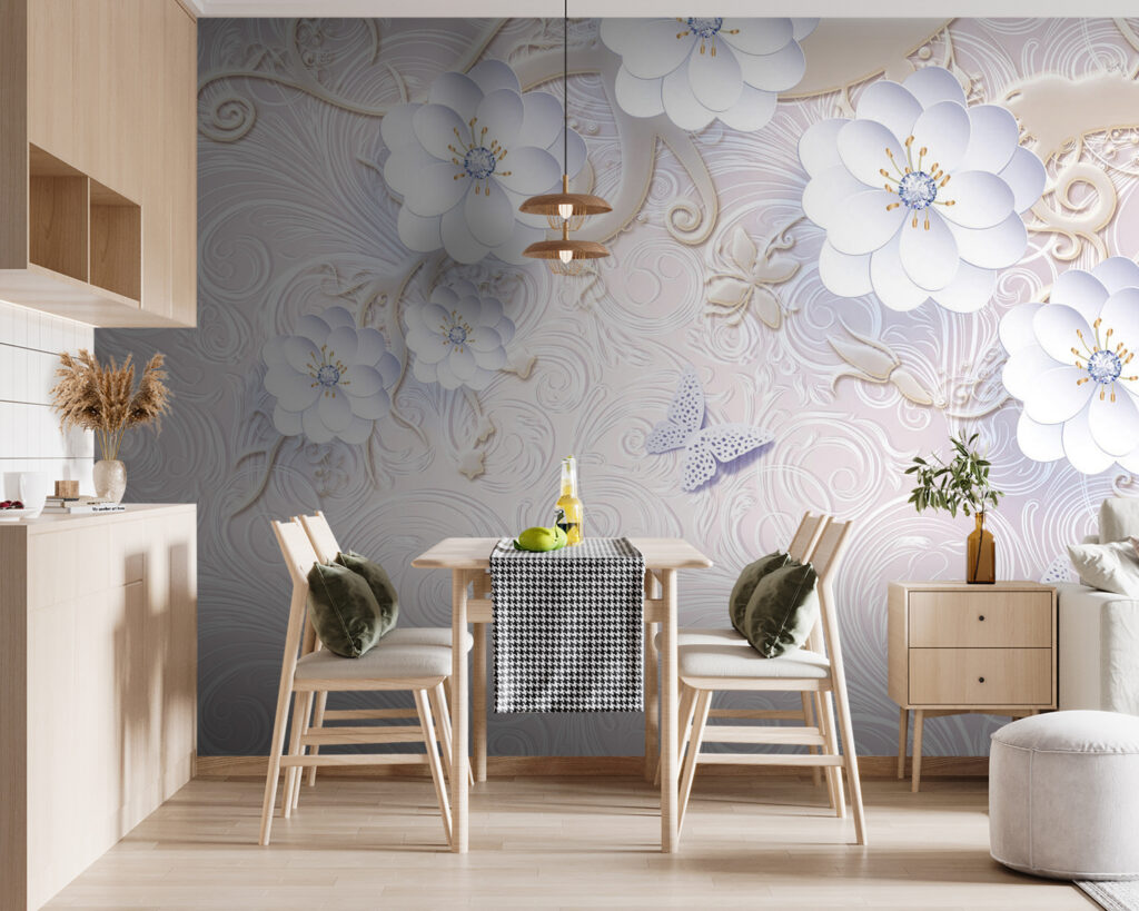 u38554pik119 1024x819 - Шпалери з білими квітами та метеликами - tegory