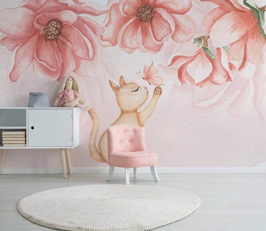 u38414pir1m - Кіт з метеликом на лапі - tegory