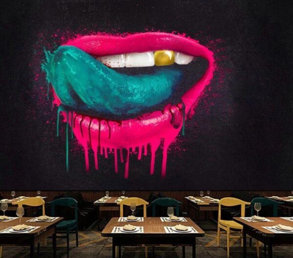 Яскраві кольори в грайливому вираженні Фотошпалери Яскраві кольори в грайливому вираженні