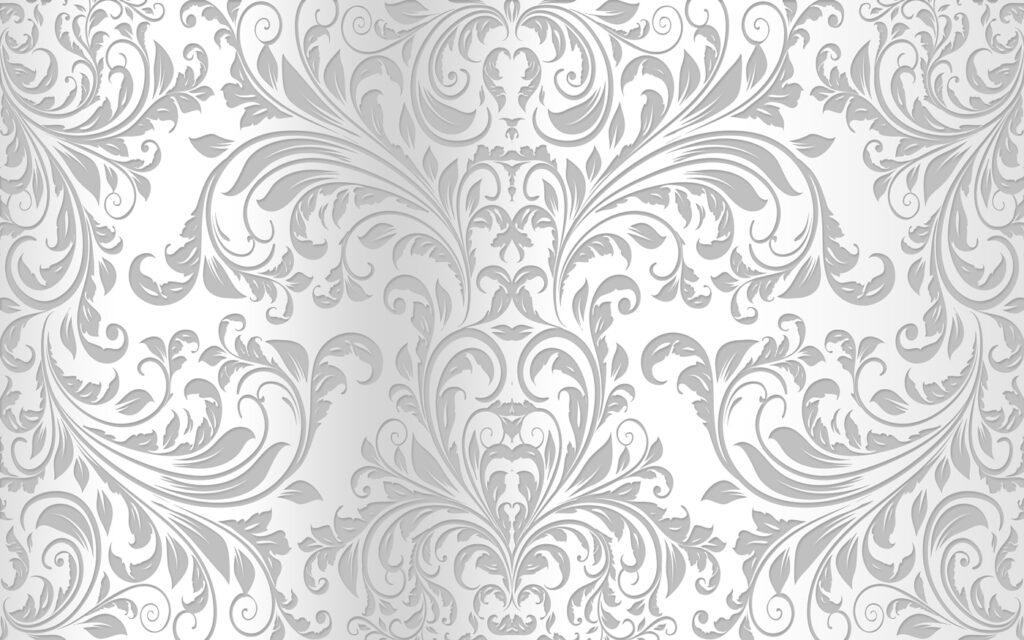 White and grey wallpaper
