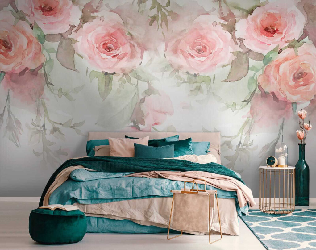 Group of pink flowers Group of pink flowers