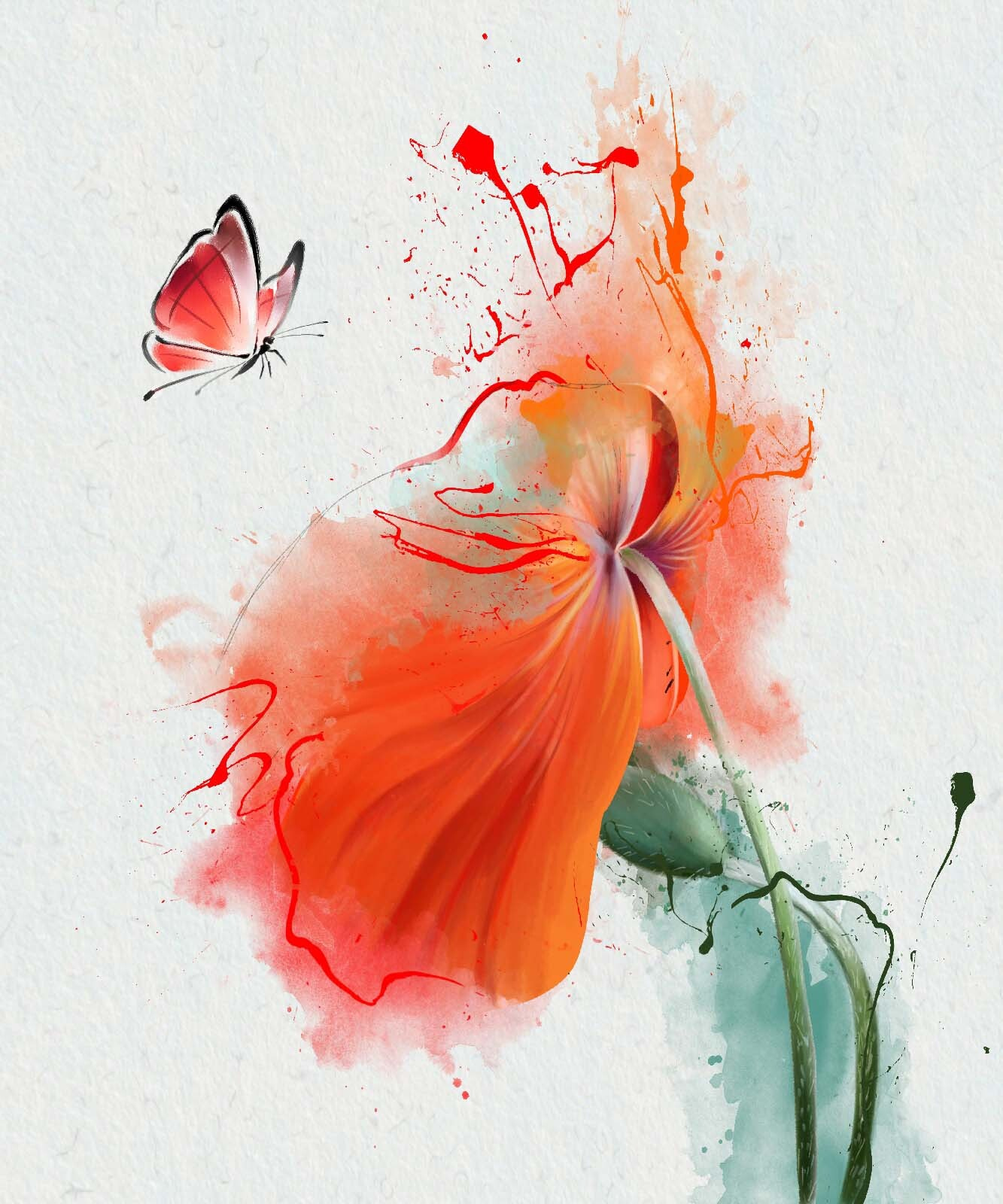 Butterfly on a flower