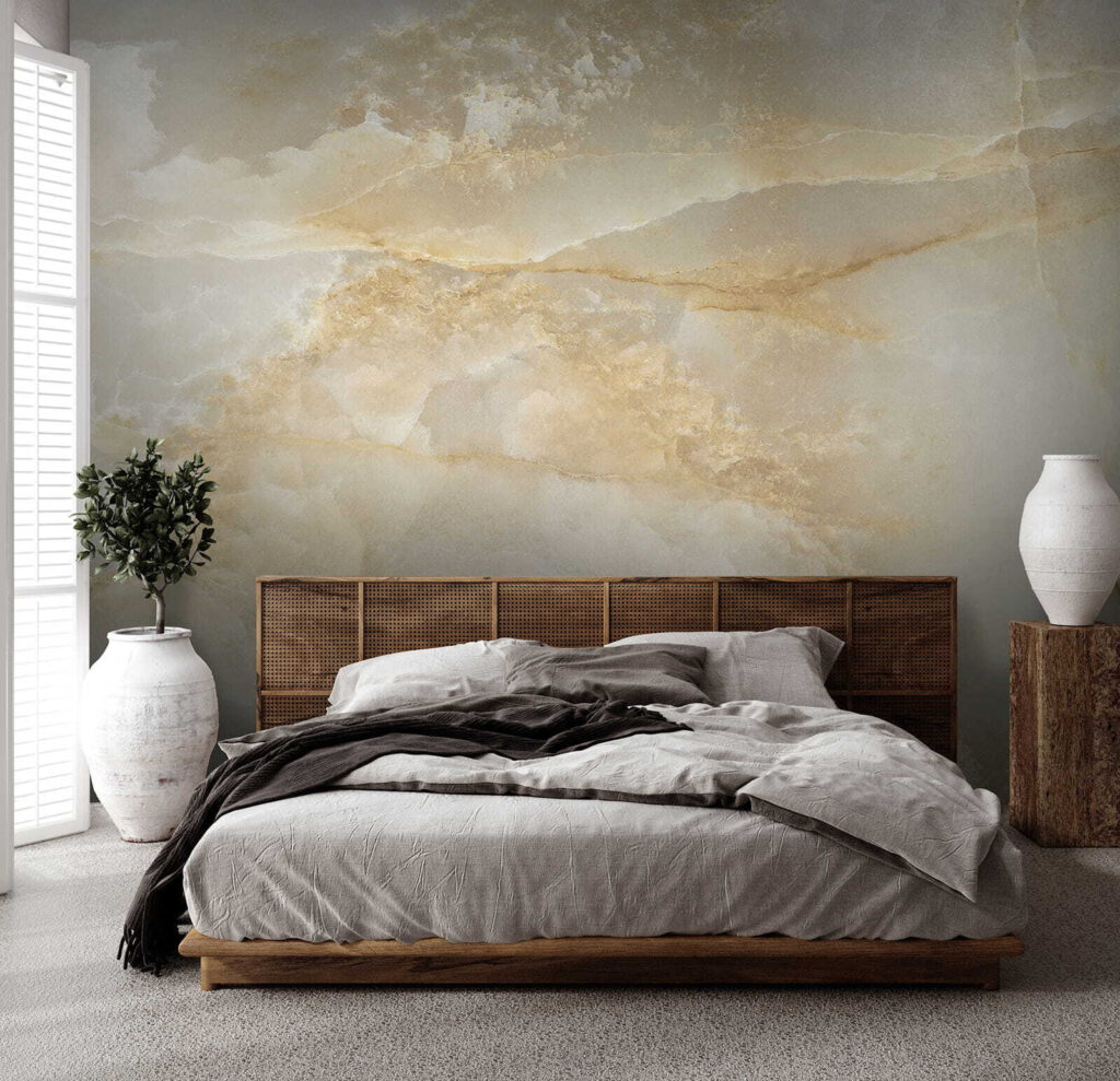 Soft hues blend in natural patterns