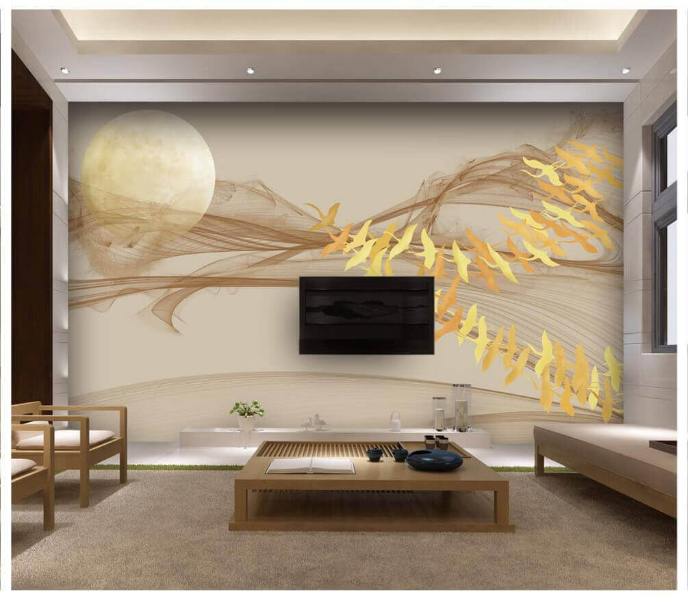 Місяць і птахи, що летять у небі u30357pig1m - Місяць і птахи, що летять у небі - tegory