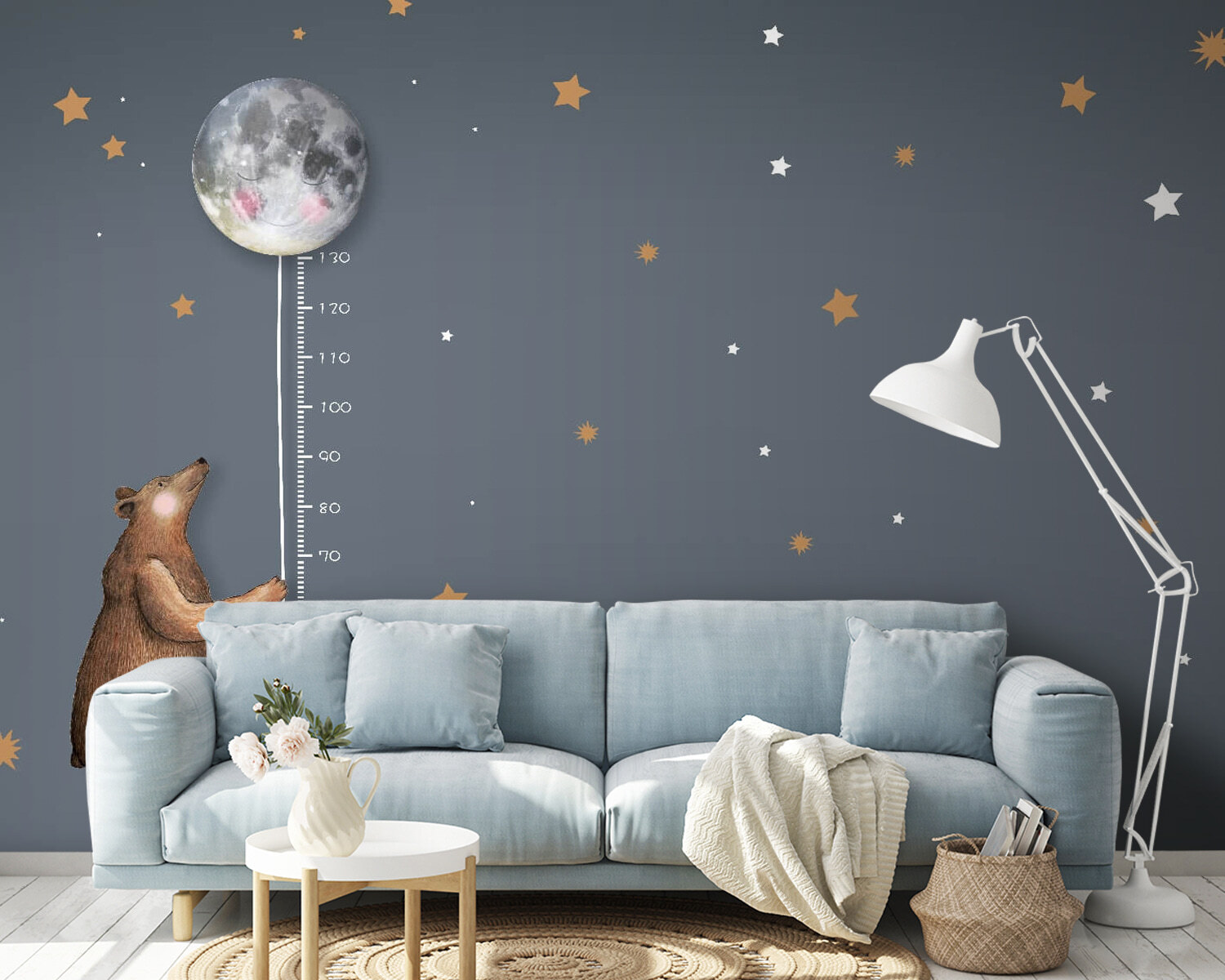 Bear holding a moon Bear holding a moon