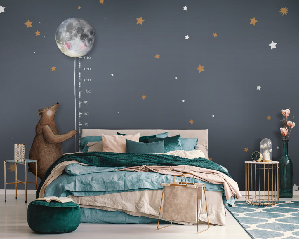 Bear holding a moon Bear holding a moon