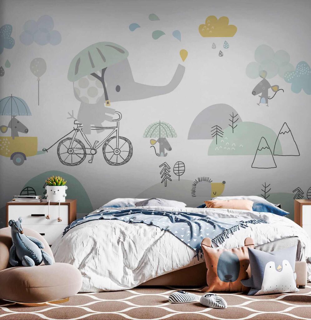 u28124pib1 997x1024 - Мультяшний слон на велосипеді - tegory