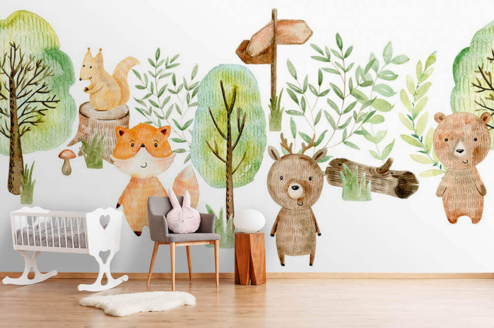 u24646pir1m - Акварельні ілюстрації тварин і дерев - tegory