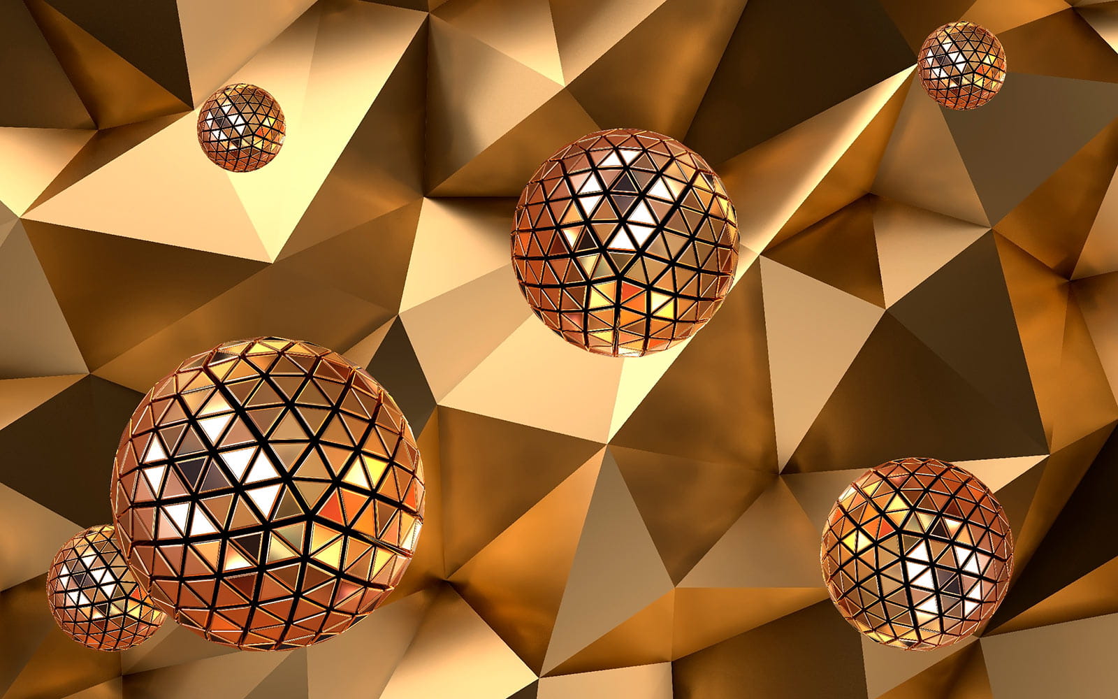 u20490p - Плаваючі геометричні сфери в гармонії - tegory