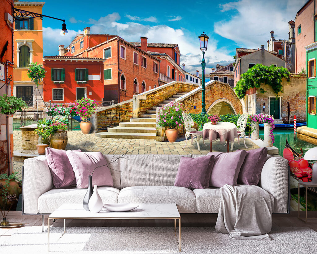 u18551pig38 1024x819 - Внутрішній дворик зі столом і стільцями та фонтаном перед будівлею - tegory