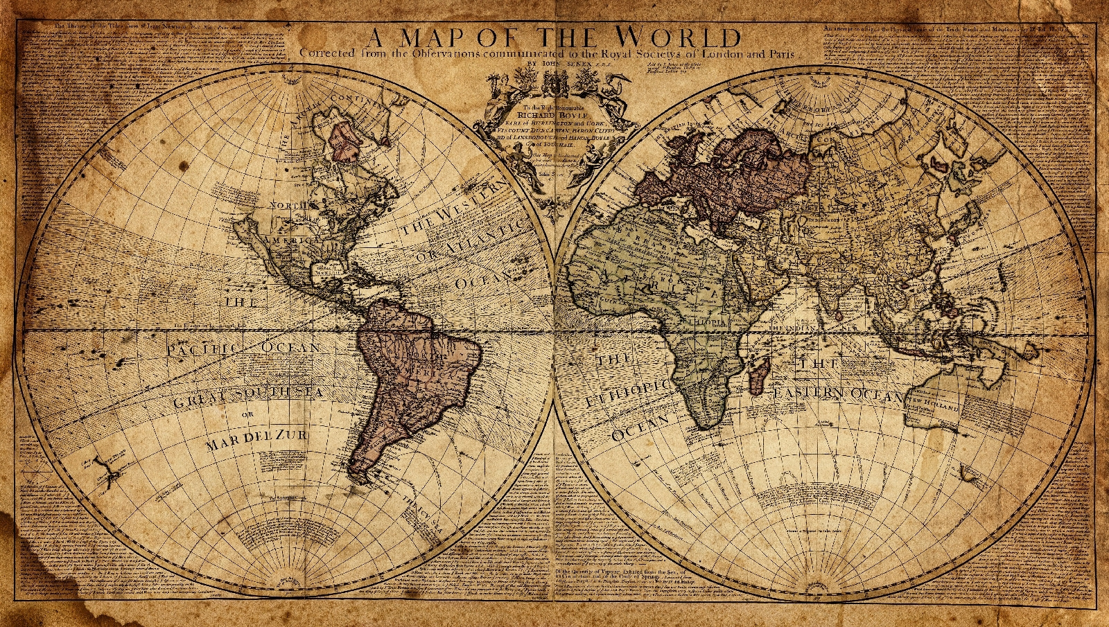 Map of the world Map of the world