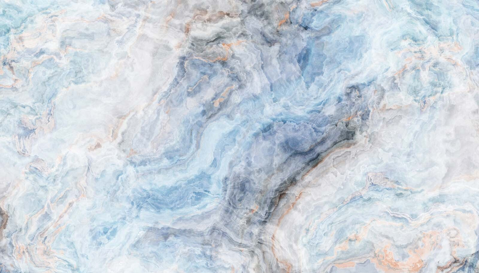 Fluid blues and soft, swirling textures Fluid blues and soft, swirling textures