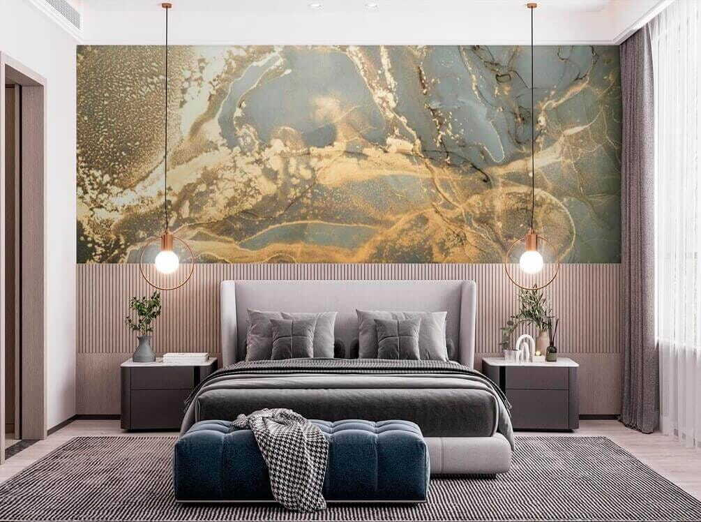 Abstract patterns in soft hues