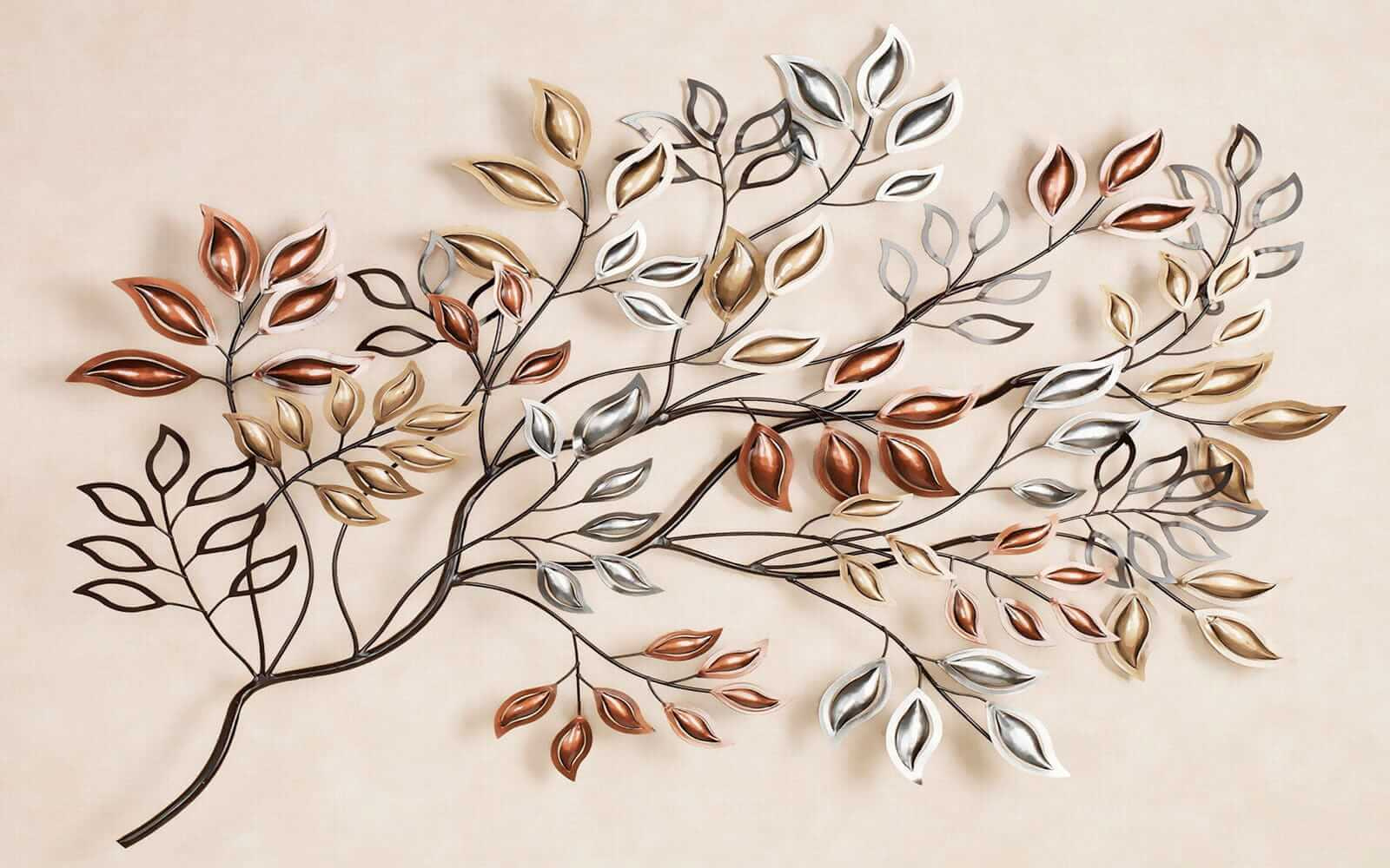 u12260p - Металеве дерево з листям - tegory