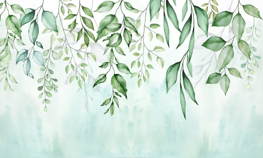 Watercolor painting of leaves Watercolor painting of leaves