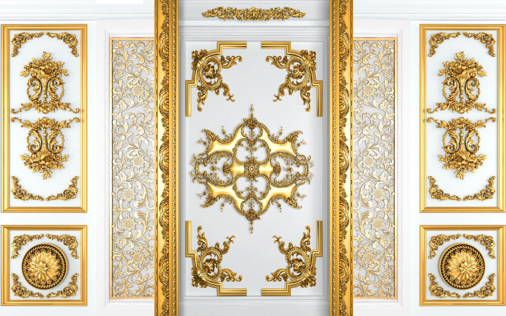 Ornate, luxurious classical panel designs