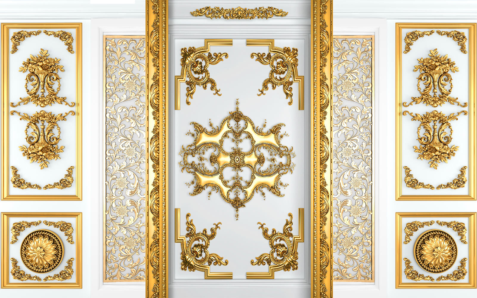 Ornate, luxurious classical panel designs
