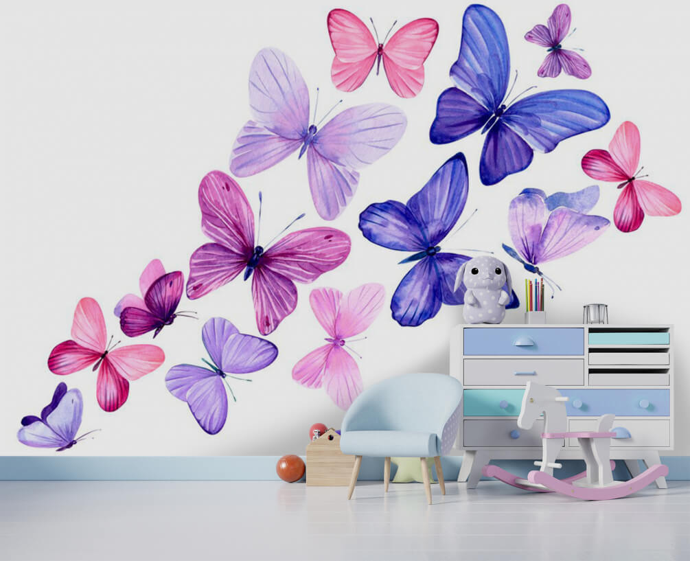 Group of butterflies flying Group of butterflies flying