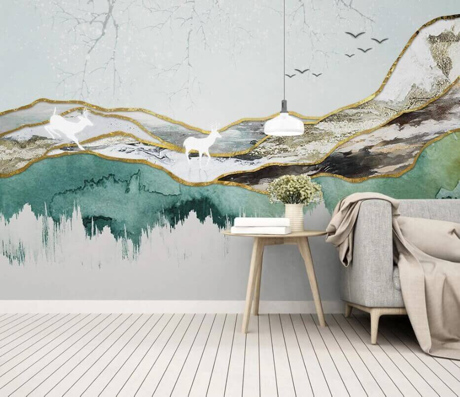 Картина з оленем і горами u05943pig1m - Картина з оленем і горами - tegory