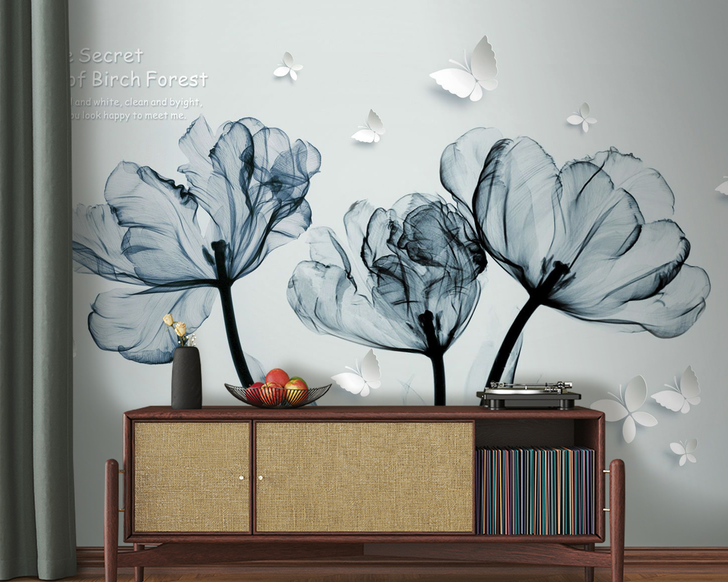 Чорно-біле зображення квітів u14705pig20m - Чорно-біле зображення квітів - tegory