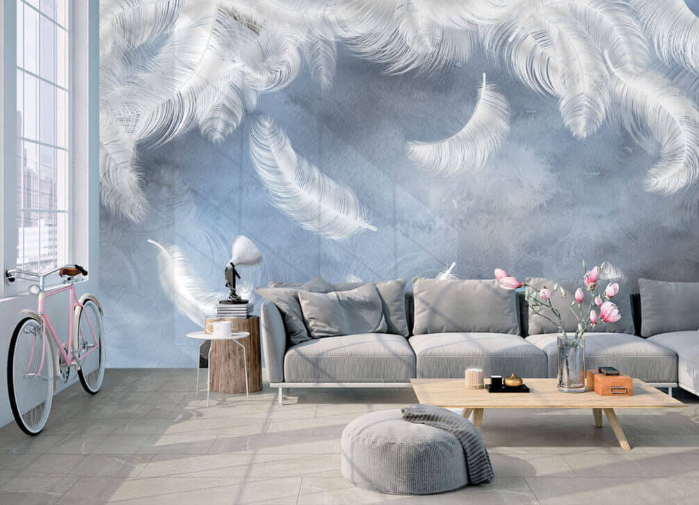 Біле пір'я на синьому тлі u23747pig1 - Біле пір'я на синьому тлі - tegory